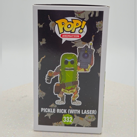 Funko POP! Rick and Morty Pickle Rick (with laser) #332 Vinyl Figure - Picture 6 of 7